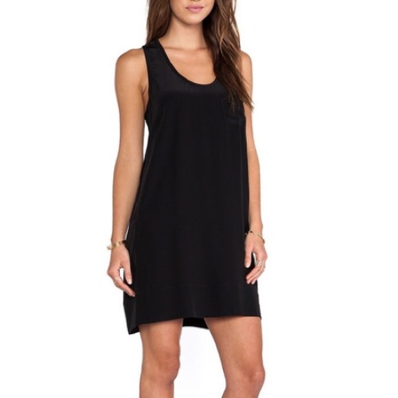 Joie Dresses & Skirts - Joie Peri B Silk Racerback Pocket Tank Shift Dress